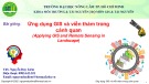 Bài giảng Ứng dụng GIS và viễn thám trong cảnh quan: Chương 0 - ThS. Nguyễn Duy Liêm