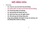 Bài giảng Mô hình hóa và điều khiển - Chương 2: Khái niệm cơ bản về mô hình hóa hệ thống