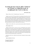 Tư tưởng giáo dục trong tác phẩm “Chính trị” của Aristotle và ý nghĩa lịch sử đối với sự nghiệp giáo dục ở nước ta hiện nay