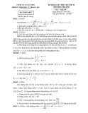 Đề khảo sát thi vào lớp 10 môn Toán lớp 9 năm 2022-2023 có đáp án - Phòng GD&ĐT quận Ba Đình