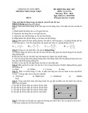 Đề thi học kì 1 môn Vật lí lớp 8 năm 2021-2022 - Trường THCS Ngọc Thuỵ