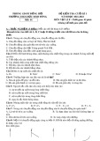 Đề thi học kì 1 môn Vật lí lớp 8 năm 2021-2022 có đáp án - Trường THCS Đức Ninh Đông