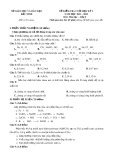 Đề thi học kì 1 môn Hoá học lớp 8 năm 2021-2022 có đáp án - Sở GD&ĐT Bắc Ninh