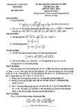 Đề thi chọn học sinh giỏi cấp tỉnh môn Toán lớp 9 năm 2021-2022 có đáp án - Sở GD&ĐT Thanh Hóa