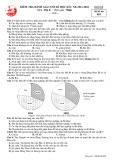 Đề thi học kì 1 môn Địa lí lớp 12 năm 2021-2022 có đáp án - Trường THPT Gia Định, TP.HCM