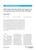 Chính sách trần lãi suất tiền gửi ngoại tệ và mức độ đô la hóa nền kinh tế tại Việt Nam