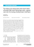 Tác động của thông báo phát hành thêm cổ phiếu đến khối lượng giao dịch - nghiên cứu trên thị trường chứng khoán Việt Nam