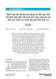 Đánh giá tác động của năng lực đội ngũ cán bộ lãnh đạo đến kết quả lãnh đạo của các xã khu vực miền núi trên địa bàn tỉnh Sơn La