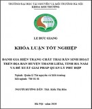 Khoá luận tốt nghiệp: Đánh giá hiện trạng chất thải rắn sinh hoạt trên địa bàn huyện Thanh Liêm, tỉnh Hà Nam và đề xuất giải pháp quản lý phù hợp