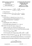 Đề thi học sinh giỏi cấp quận môn Toán lớp 9 năm 2022-2023 - Phòng GD&ĐT quận Đống Đa
