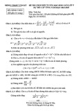Đề thi chọn đội tuyển HSG cấp tỉnh môn Toán lớp 9 năm 2022-2023 - Phòng GD&ĐT Tân Kỳ, Nghệ An