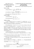 Đề thi vào lớp 10 THPT chuyên môn Toán năm 2022-2023 có đáp án - Sở GD&ĐT tỉnh Hà Nam