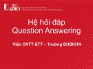 Bài giảng Xử lý ngôn ngữ tự nhiên (Natural language processing): Bài 8 - Viện Công nghệ Thông tin và Truyền thông