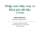 Bài giảng Nhập môn Học máy và Khai phá dữ liệu: Chương 1 - Nguyễn Nhật Quang