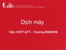 Bài giảng Xử lý ngôn ngữ tự nhiên (Natural language processing): Bài 9 - Viện Công nghệ Thông tin và Truyền thông