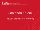 Bài giảng Xử lý ngôn ngữ tự nhiên (Natural language processing): Bài 4 - Viện Công nghệ Thông tin và Truyền thông