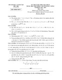 Đề thi tuyển sinh vào lớp 10 môn Toán (chuyên Toán) năm 2022-2023 có đáp án - Sở GD&ĐT Phú Thọ