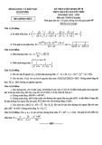 Đề thi tuyển sinh vào lớp 10 môn Toán (chuyên) năm 2022-2023 có đáp án - Sở GD&ĐT Hải Dương