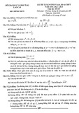 Đề thi tuyển sinh vào lớp 10 THPT môn Toán năm 2022-2023 có đáp án - Sở GD&ĐT Lào Cai