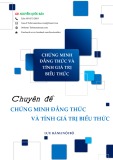 Bài giảng Chứng minh đẳng thức và tính giá trị biểu thức - GV. Nguyễn Quốc Bảo