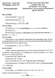 Đề thi tuyển sinh vào lớp 10 THPT môn Toán năm 2022-2023 - Sở GD&ĐT tỉnh Bà Rịa - Vũng Tàu