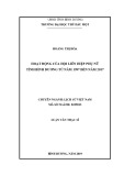 Luận văn Thạc sĩ Lịch sử Việt Nam: Hoạt động của Hội Liên hiệp Phụ nữ tỉnh Bình Dương từ năm 1997 đến năm 2017