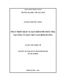 Luận văn Thạc sĩ Quản trị kinh doanh: Phát triển dịch vụ bảo hiểm phi nhân thọ tại Công ty Bảo Việt Nam Bình Dương