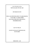 Luận văn Thạc sĩ Quản trị kinh doanh: Nâng cao Chỉ số hài lòng của khách hàng về sự phục vụ hành chính tại Ủy ban nhân dân thị xã Dĩ An, tỉnh Bình Dương