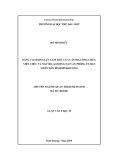 Luận văn Thạc sĩ Quản trị kinh doanh: Nâng cao động lực làm việc của cán bộ, công chức, viên chức và người lao động tại Văn phòng Ủy ban nhân dân tỉnh Bình Dương