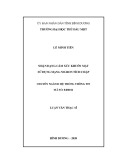 Luận văn Thạc sĩ Hệ thống thông tin: Nhận dạng cảm xúc khuôn mặt bằng mạng nơ-ron tích chập