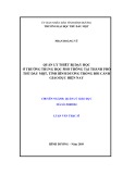 Luận văn Thạc sĩ Quản lý giáo dục: Quản lý thiết bị dạy học ở trường trung học phổ thông tại thành phố Thủ Dầu Một, tỉnh Bình Dương trong bối cảnh giáo dục hiện nay