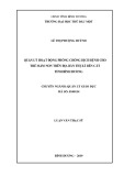 Luận văn Thạc sĩ Quản lý giáo dục: Quản lý hoạt động phòng chống dịch bệnh cho trẻ mầm non trên địa bàn thị xã Bến Cát, tỉnh Bình Dương