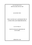 Luận văn Thạc sĩ Quản trị kinh doanh: Nâng cao năng lực cạnh tranh Công ty cổ phần Nông lâm nghiệp Bình Dương