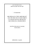 Luận văn Thạc sĩ Quản lý giáo dục: Biện pháp quản lý phát triển đội ngũ giáo viên theo chuẩn nghề nghiệp, ở các trường mầm non trên địa bàn thị xã Bình Long, tỉnh Bình Phước