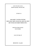 Luận văn Thạc sĩ Kế toán: Nhận diện và đánh giá rủi ro trong hoạt động thanh tra, kiểm tra thuế đối với doanh nghiệp ở Bình Dương