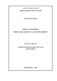 Luận văn Thạc sĩ Văn học Việt Nam: Nhân vật tội phạm trong tiểu thuyết của Nguyễn Đình Tú