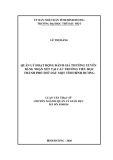 Luận văn Thạc sĩ Quản lý giáo dục: Quản lý hoạt đánh giá thường xuyên bằng nhận xét tại các trường Tiểu học thành phố Thủ Dầu Một, tỉnh Bình Dương