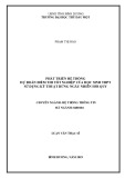 Luận văn Thạc sĩ Hệ thống thông tin: Phát triển hệ thống dự đoán điểm thi tốt nghiệp của học sinh trung học phổ thông sử dụng kỹ thuật rừng ngẫu nhiên hồi quy