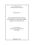 Luận văn Thạc sĩ Lịch sử Việt Nam: Đảng bộ huyện Dầu Tiếng lãnh đạo đấu tranh quân sự trong cuộc kháng chiến chống Mỹ cứu nước (1954–1975)