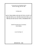 Luận văn Thạc sĩ Quản lý giáo dục: Quản lý hoạt động giáo dục kỹ năng cảm xúc xã hội cho trẻ mầm non tại một số trường mầm non công lập trên địa bàn huyện Dầu Tiếng tỉnh Bình Dương