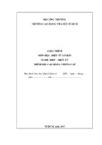 Giáo trình Điện tử cơ bản (Nghề: Điện – Điện tử - Trình độ: Cao đẳng, Trung cấp) - Trường CĐ Kinh tế - Kỹ thuật Vinatex TP. HCM