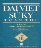 Đại Việt sử ký toàn thư - Bản in nội các quan bản - Mộc bản khắc năm Chính Hòa thứ 18 (Tập 3): Phần 2