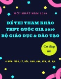 Tổng hợp đề thi tham khảo THPT Quốc gia 2019 (Có đáp án)