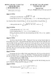 Đề thi thử tuyển sinh vào lớp 10 môn Toán năm 2022-2023 có đáp án - Phòng GD&ĐT TP. Vinh