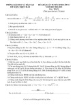 Đề thi khảo sát vào lớp 10 môn Toán năm 2022-2023 có đáp án - Phòng GD&ĐT huyện Tiền Hải