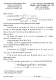 Đề thi chọn học sinh giỏi tỉnh môn Toán lớp 10 năm 2021-2022 có đáp án - Sở GD&ĐT Hà Tĩnh