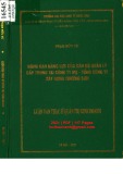 Luận văn Thạc sĩ Quản trị kinh doanh: Nâng cao năng lực của cán bộ quản lý cấp trung tại Công ty mẹ - Tổng công ty xây dựng Trường Sơn