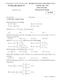 Đề thi KSCL môn Toán lớp 11 năm 2021-2022 (Lần 1) - Trường THPT Tiên Du 1, Bắc Ninh (Mã đề 201)