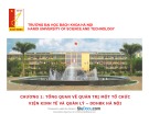 Bài giảng Quản trị học: Chương 1 - Trường Đại học Bách khoa Hà Nội