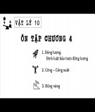 Bài giảng Vật lý lớp 10: Chương 4 - Các định luật bảo toàn